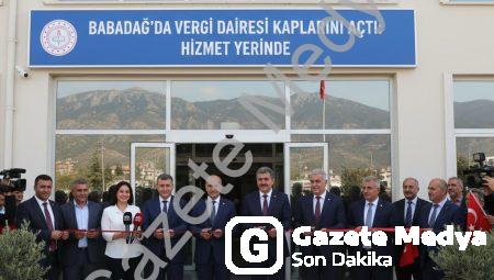 Babadağ’da Vergi Dairesi kapılarını açtı: Hizmet yerinde