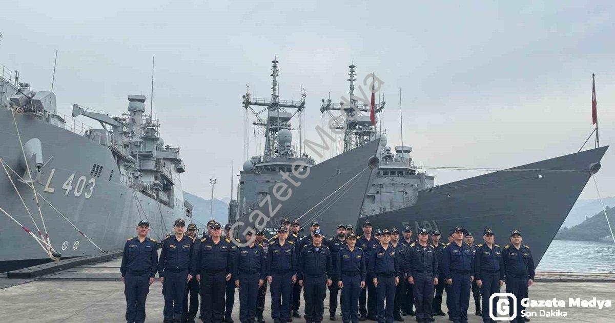 "Doğu Akdeniz'de Türk Liderliği: Dev Tatbikat DA-25 Başladı" başlıklı haber için fotorealistik, prof