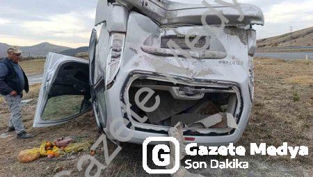 Afyonkarahisar’da Dehşet Anları: Araç Takla Attı, 7 Kişi Yaralandı