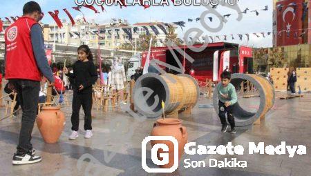 Geleneksel Oyunlar Tırı Aydın’da Çocuklarla Buluştu