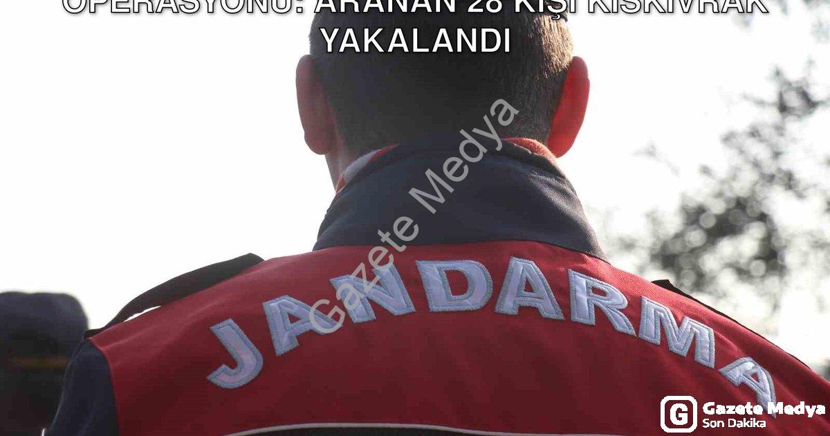 "Aydın'da Jandarma'dan Dev Huzur Operasyonu: Aranan 28 Kişi Kıskıvrak Yakalandı" başlıklı haber için