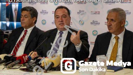 Başkan Dutlulu’dan Kritik Deprem ve Konut Uyarısı: 2000 Öncesi Yapılara Dikkat