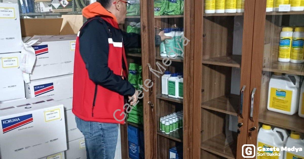 "Uşak'ta Gıda Güvenliği İçin Sıkı Takip: Bitki Koruma Ürünleri Denetleniyor" başlıklı haber için fot