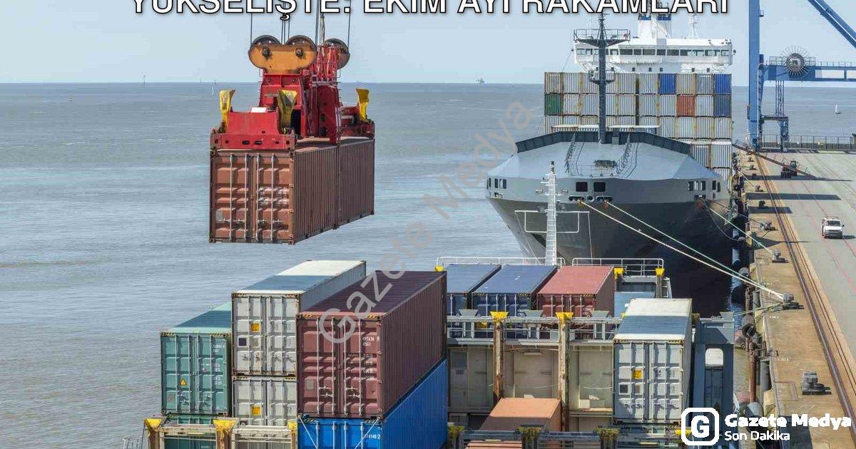 "Aydın ve Ege Bölgesi İhracatta Yükselişte: Ekim Ayı Rakamları" başlıklı haber için fotorealistik, p