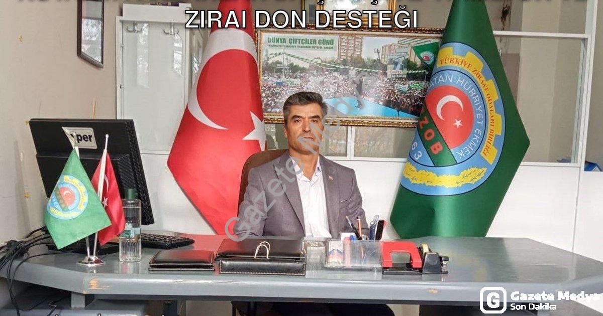 "Kütahya Pazarlar'da Çiftçiye 41 Milyon TL Zirai Don Desteği" başlıklı haber için fotorealistik, pro