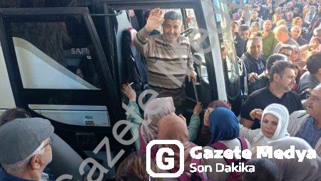 Çine’de Duygusal Veda: 90 Umreci Kutsal Topraklara Uğurlandı