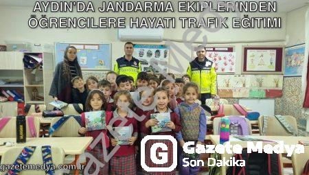 Aydın’da Jandarma Ekiplerinden Öğrencilere Hayati Trafik Eğitimi