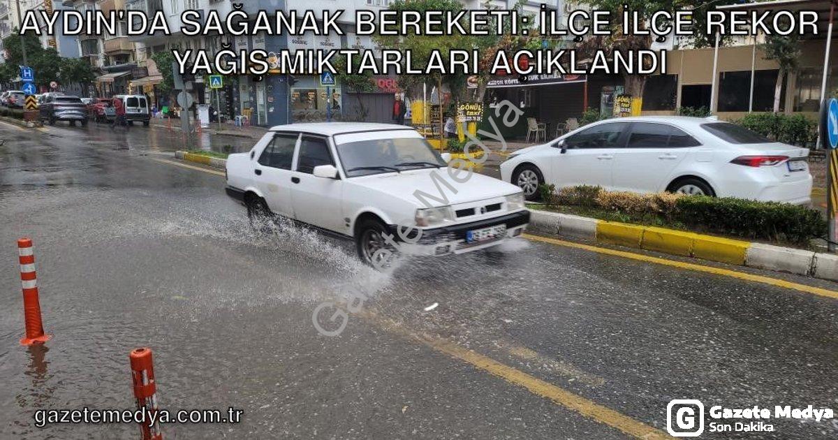 "Aydın'da Sağanak Bereketi: İlçe İlçe Rekor Yağış Miktarları Açıklandı" başlıklı haber için fotoreal