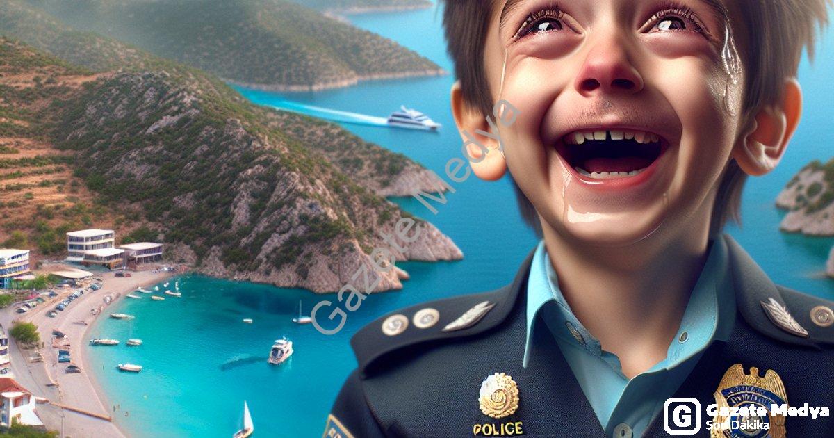 "Muğla'da Duygulandıran Jest: Hamza'nın Polislik Hayali Gerçek Oldu" başlıklı haber için fotorealist