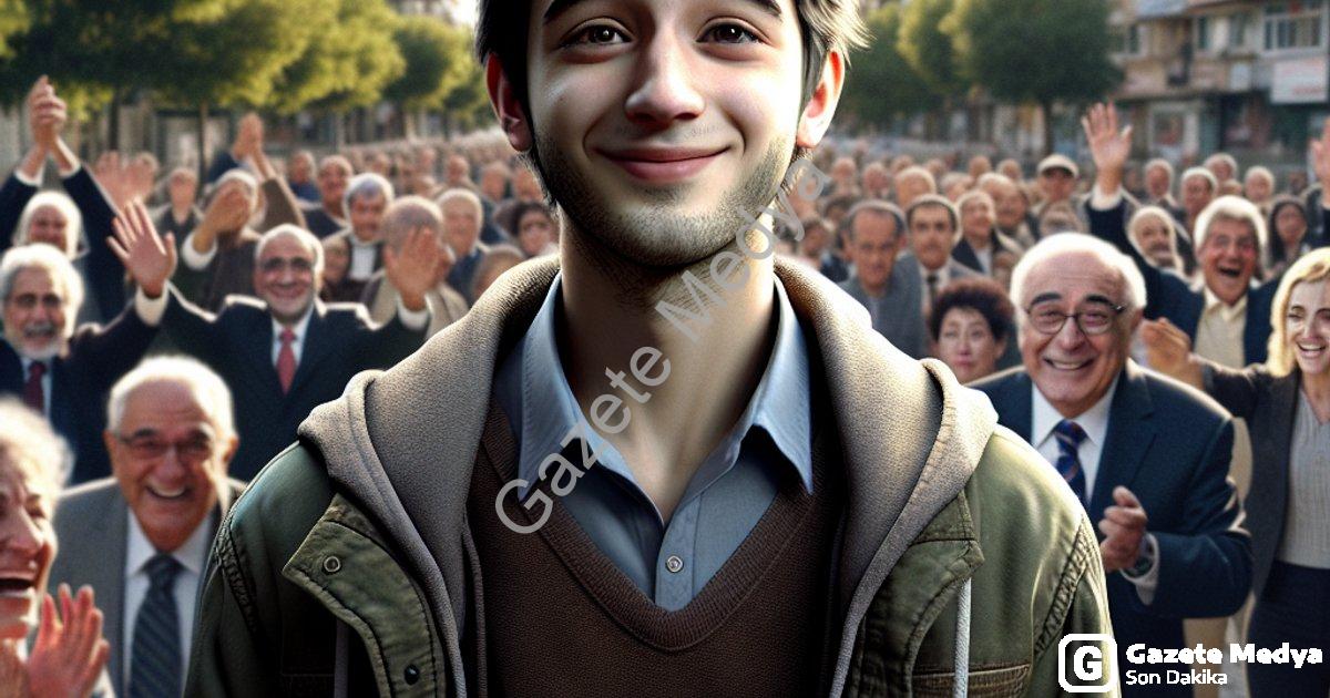 "Uşak'ta Endişeli Bekleyiş Mutlu Sonla Bitti: Kayıp Genç Bulundu" başlıklı haber için fotorealistik,
