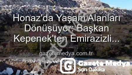 Honaz’da Yaşam Alanları Dönüşüyor: Başkan Kepenek’ten Emirazizli Mahallesi’ne Kapsamlı Çevre Düzenlemesi