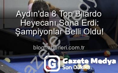 bilardo turnuvası - Aydın'da Nefes Kesen 8 Top Bilardo Turnuvası Tamamlandı: Şampiyonlar Belli Oldu!