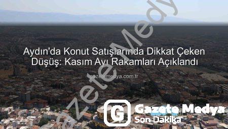 Aydın’da Konut Satışlarında Dikkat Çeken Düşüş: Kasım Ayı Rakamları Açıklandı